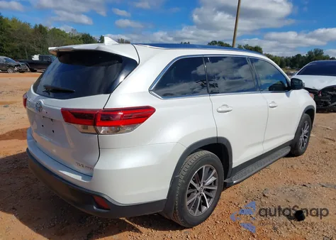 2019 Toyota Highlander Xle from USA, damaged, VIN 5TDJZRFH3KS581831